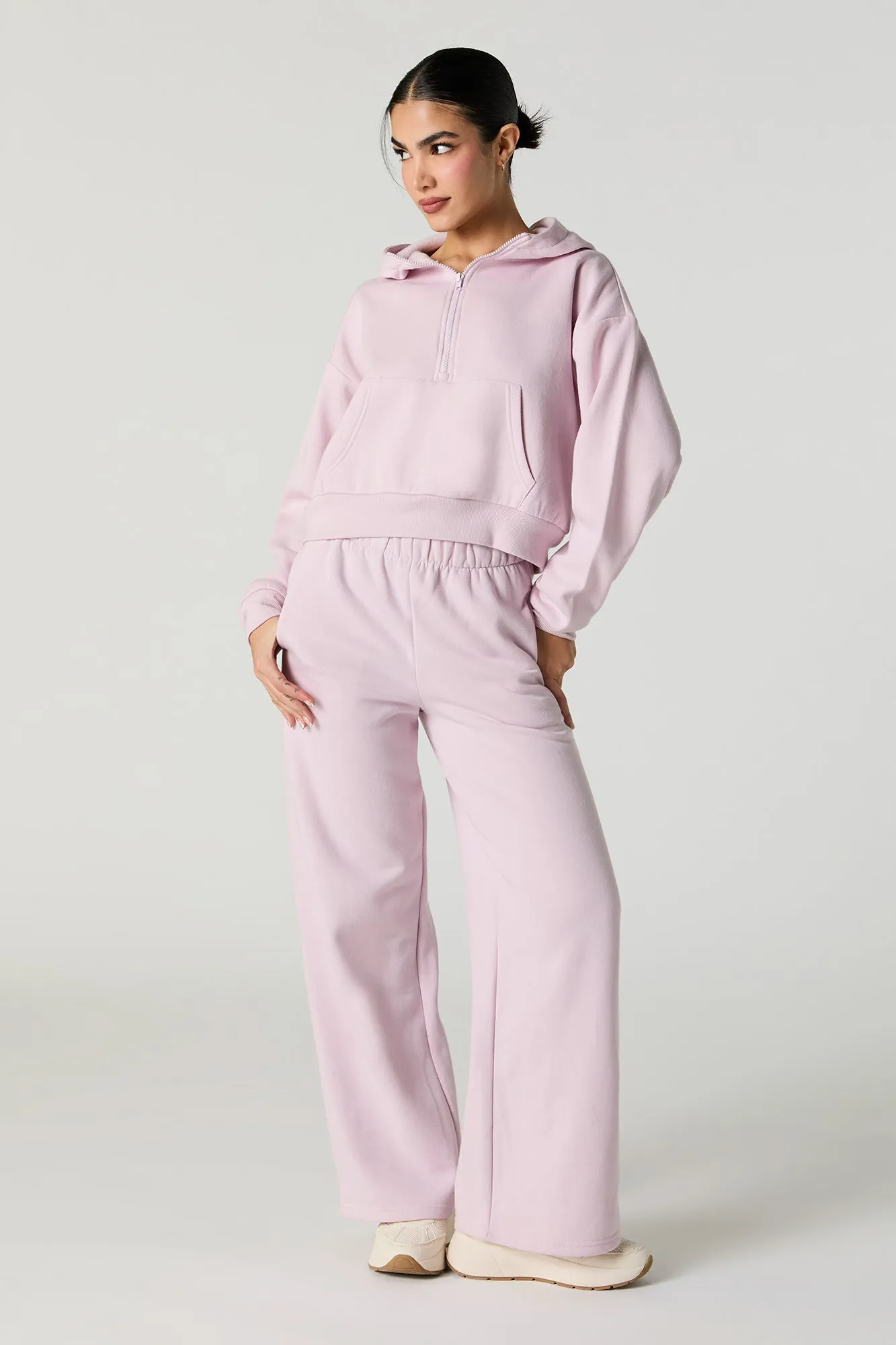 Active Quarter Zip Fleece Hoodie
