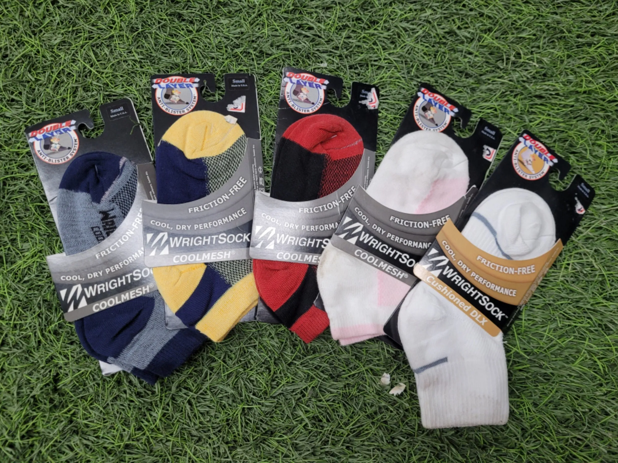 Assorted New Wrightsock Coolmesh/Running Ankle Sock