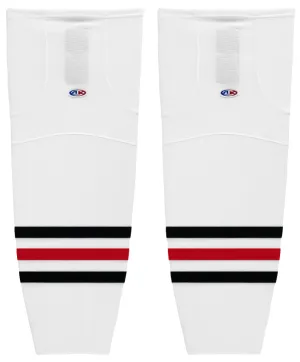 Athletic Knit (AK) HS2100-305 Niagara Falls Thunder White Mesh Ice Hockey Socks