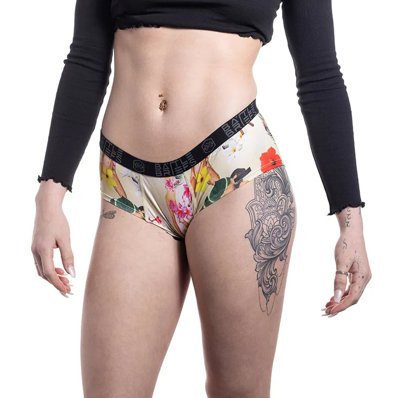 Battle Briefs Women's Golden Tiki