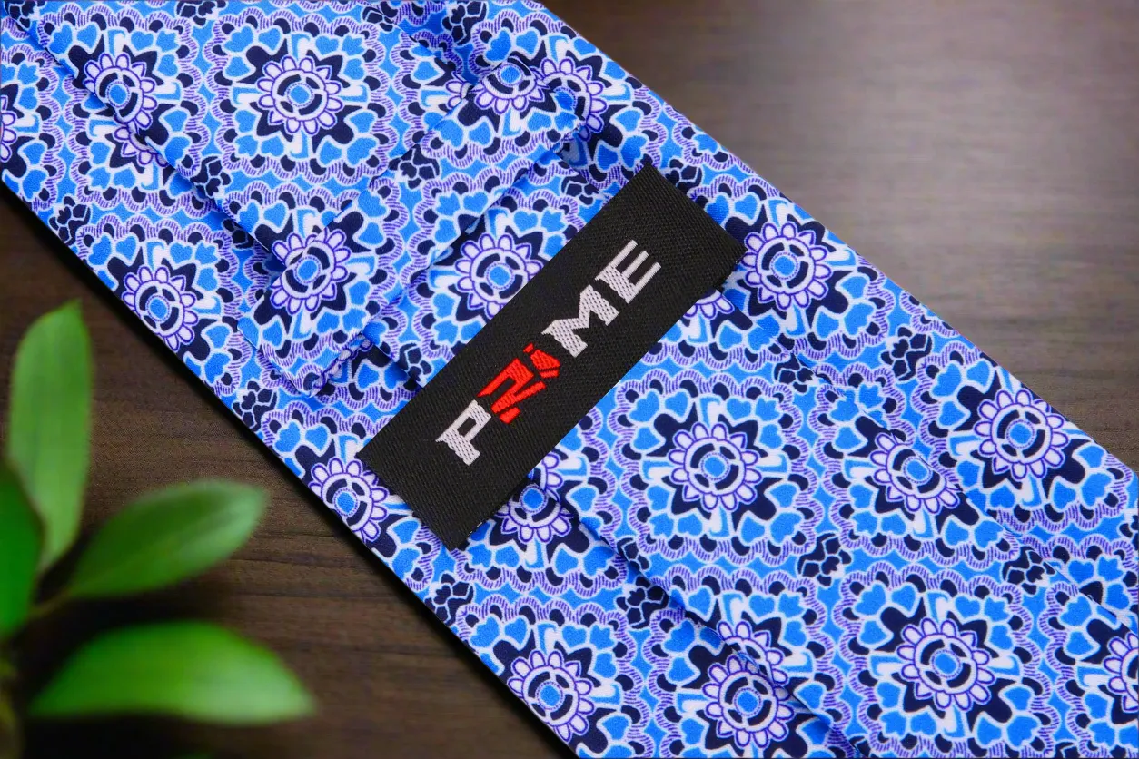 Blue Mosaic Necktie