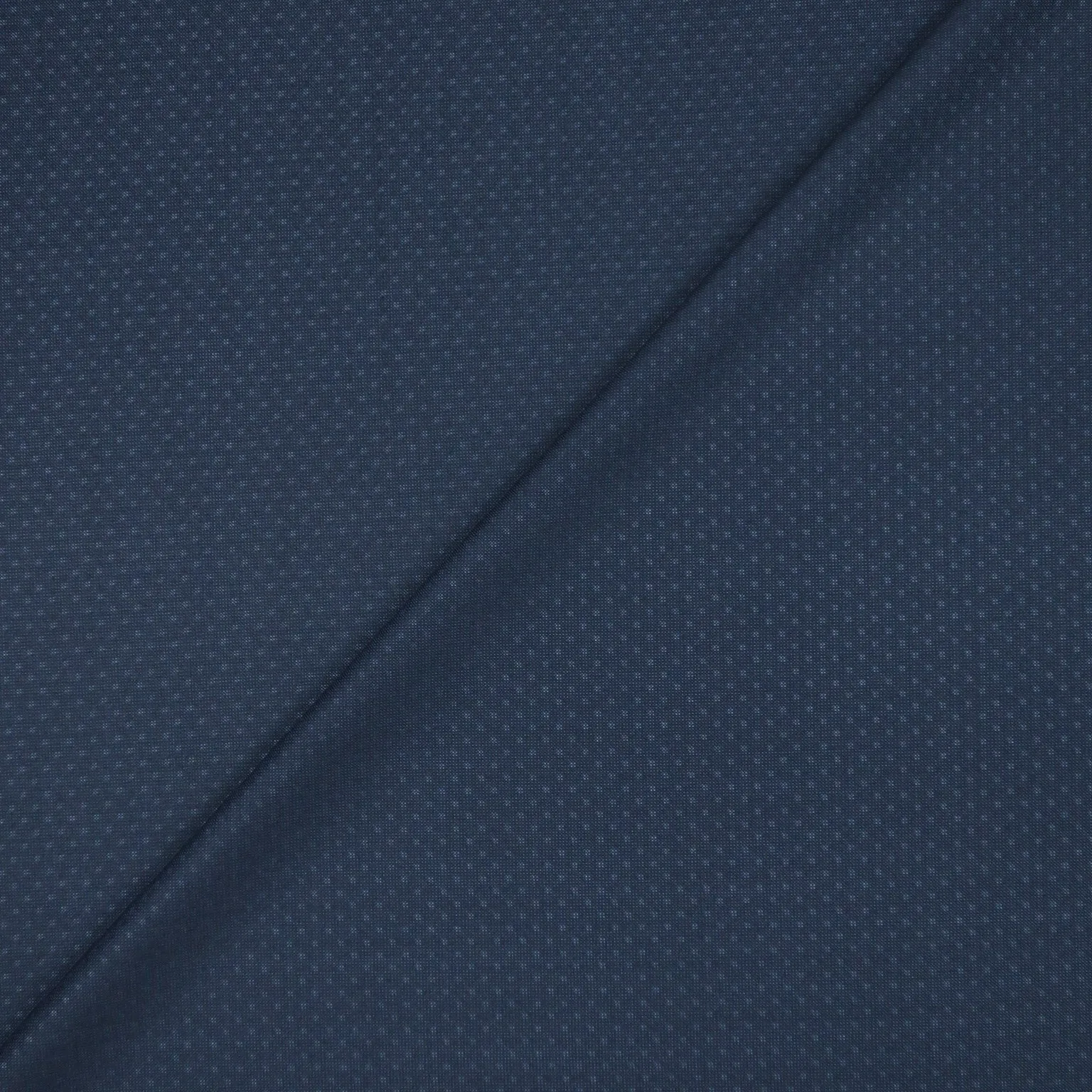 Blue Tallia Di Delfino Noir Wool and Silk Suiting Fabric