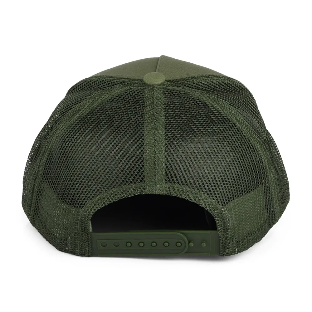 Brixton Hats Alpha Block NetPlus MP Trucker Cap - Olive