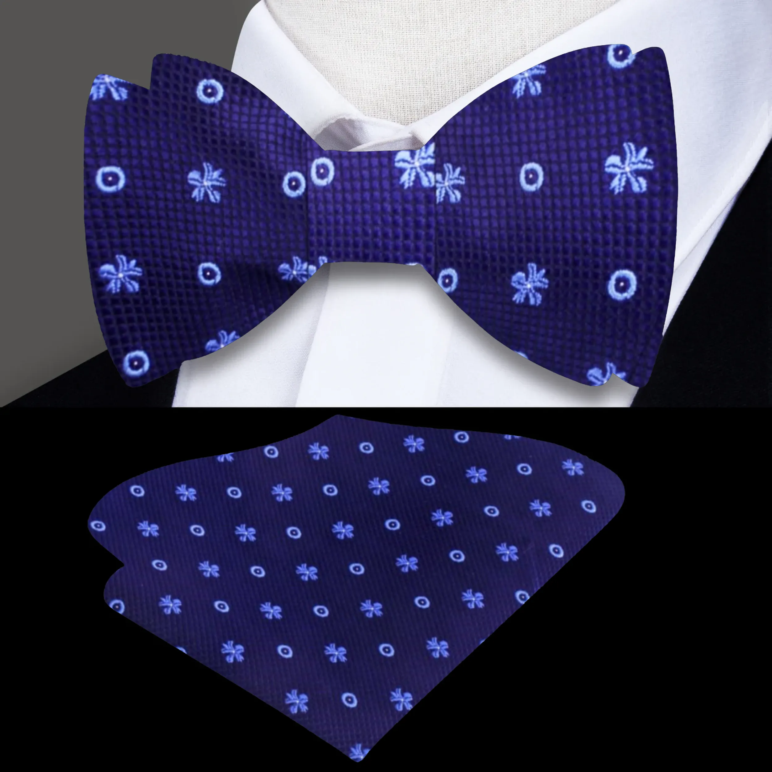 California Floral Self-Tie Bow Tie