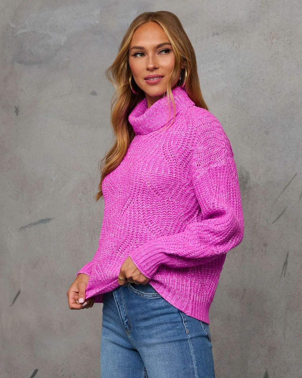 Deidra Chunky Turtleneck Sweater