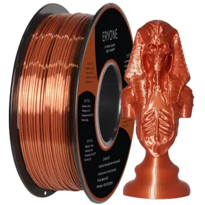 ERYONE Silk PLA Filament 1KG Silk 2.2LBS 1.75mm 3D Printer Filament for FDM Printers Glossy Rich Colours