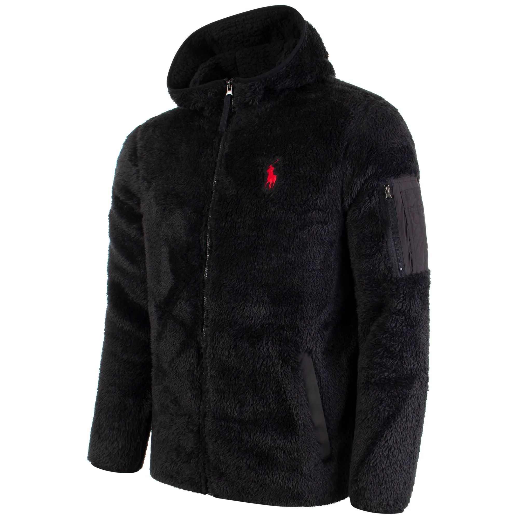 Fleece Full-Zip Through Hoodie