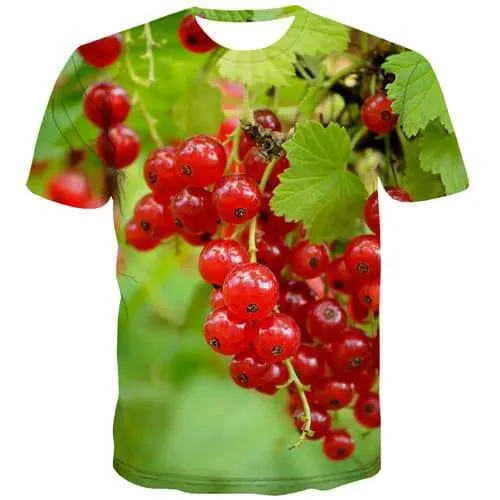 Fruit T shirts Men Element T shirts Funny Leisure Tshirt Anime Motion Tshirts Novelty Short Sleeve T shirts Men/women Tee Top