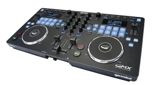 Gemini GMX Series Professional Audio DJ Multi-Format USB, MP3, WAV and DJ Software Compatible Media Controller System with Touch-Sensitive High-Res Jog Wheels