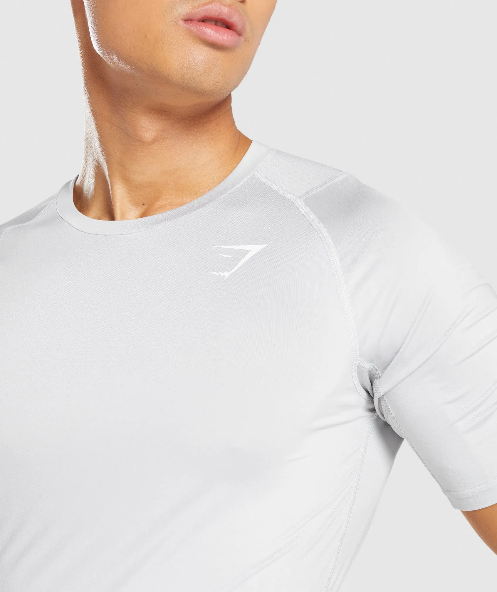 Gymshark Element Baselayer T-Shirt - Light Grey