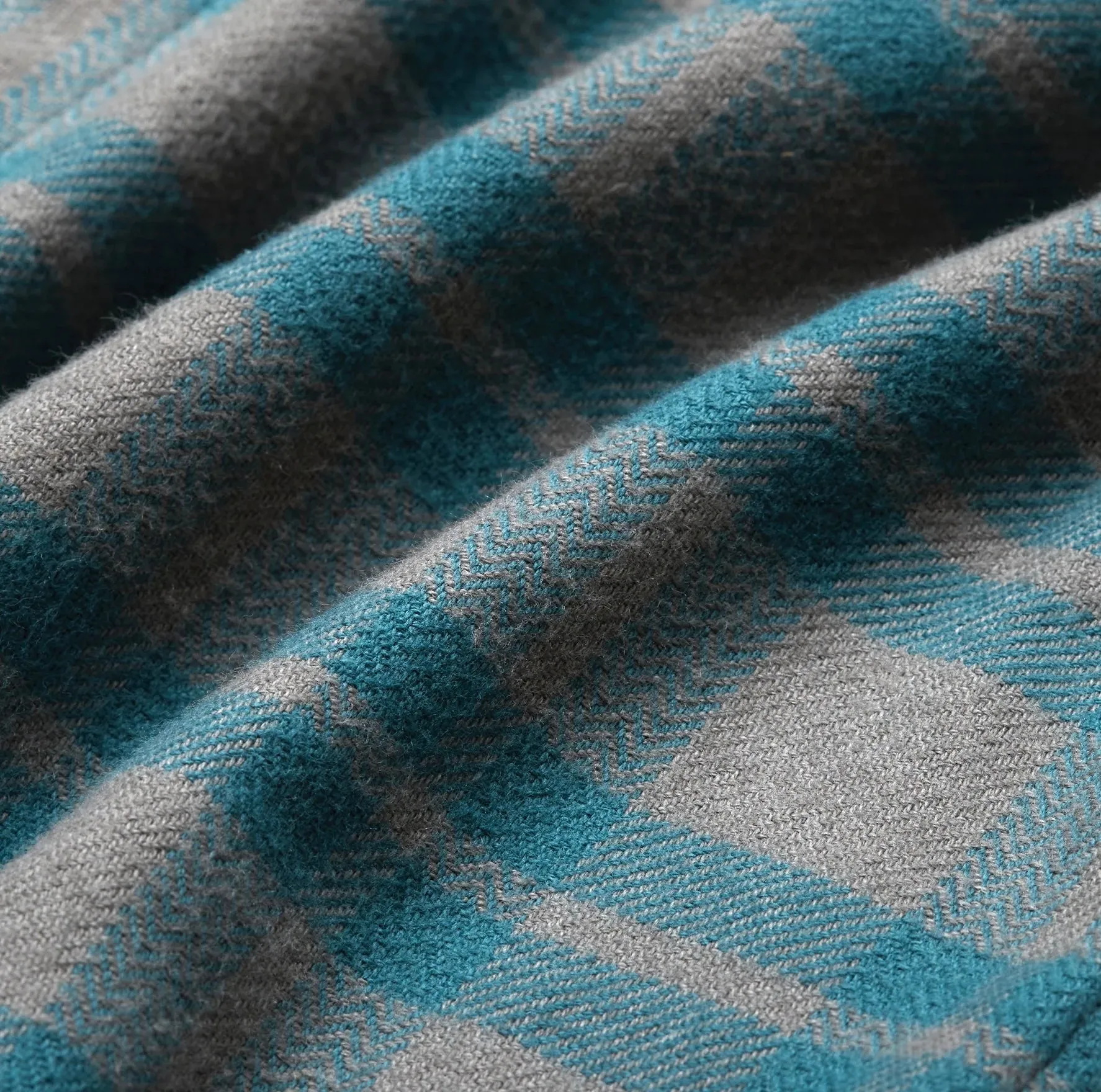 Harker’s Flannel - Cohen Plaid Dark Teal