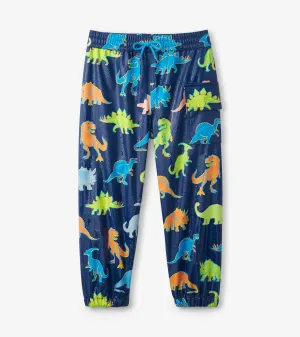 Hatley Colour Changing Splash Pants - Linework Dino