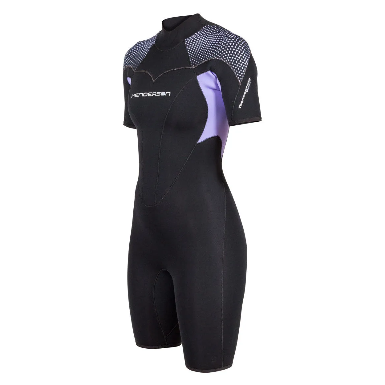 Henderson 3mm Womens Thermoprene Pro Back Zip Shorty Wetsuit