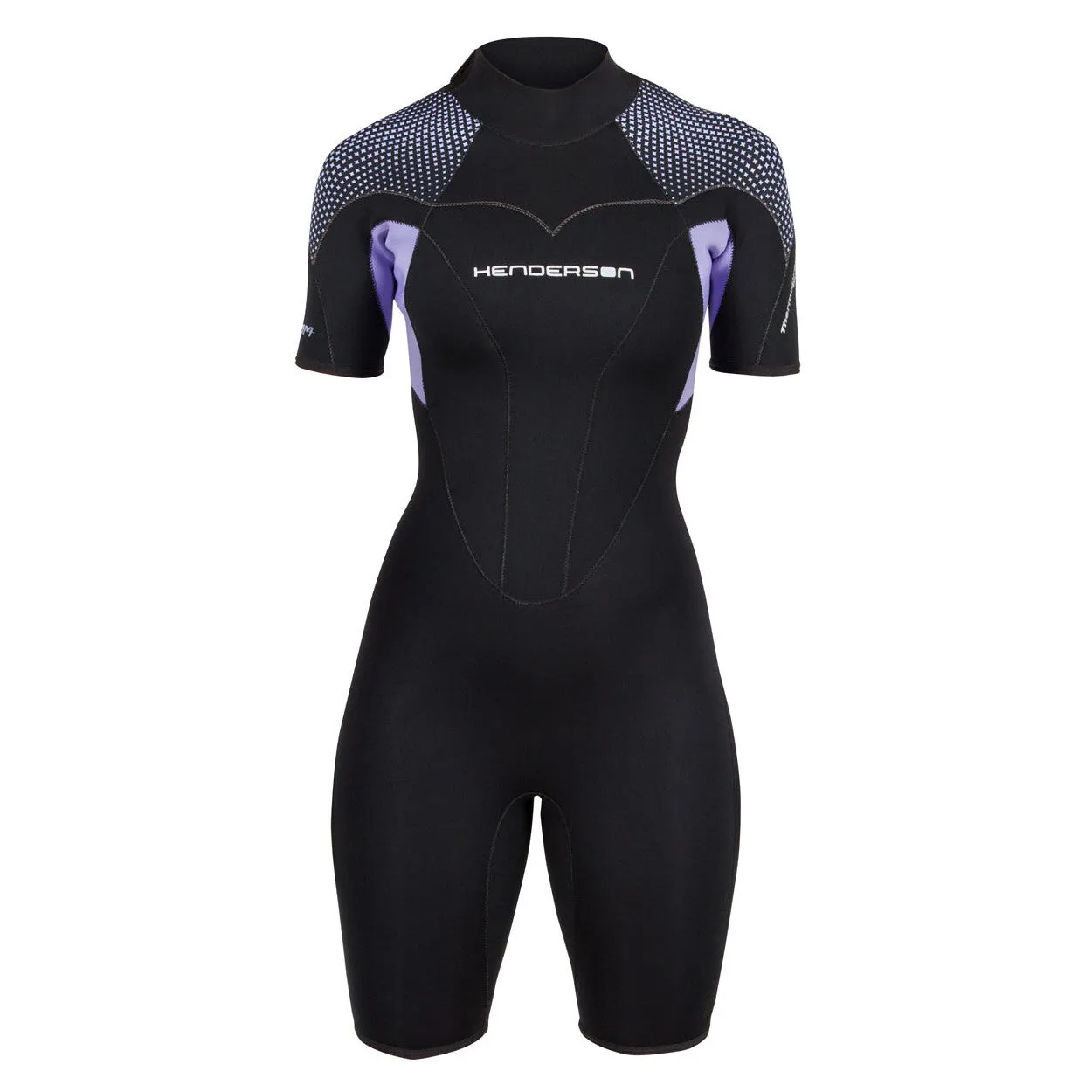 Henderson 3mm Womens Thermoprene Pro Back Zip Shorty Wetsuit