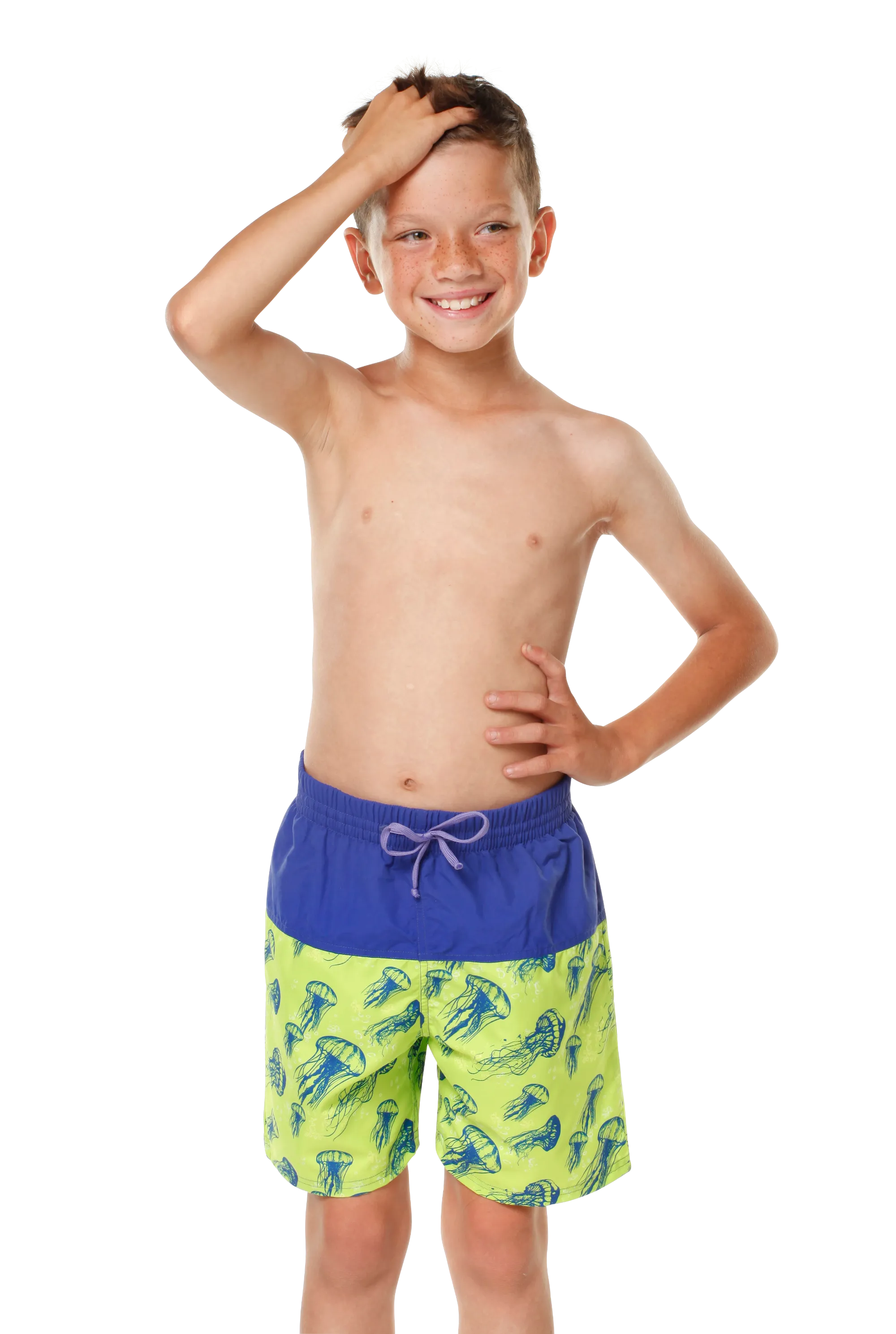 Kes-Vir Boy's Jellyfish Board Shorts