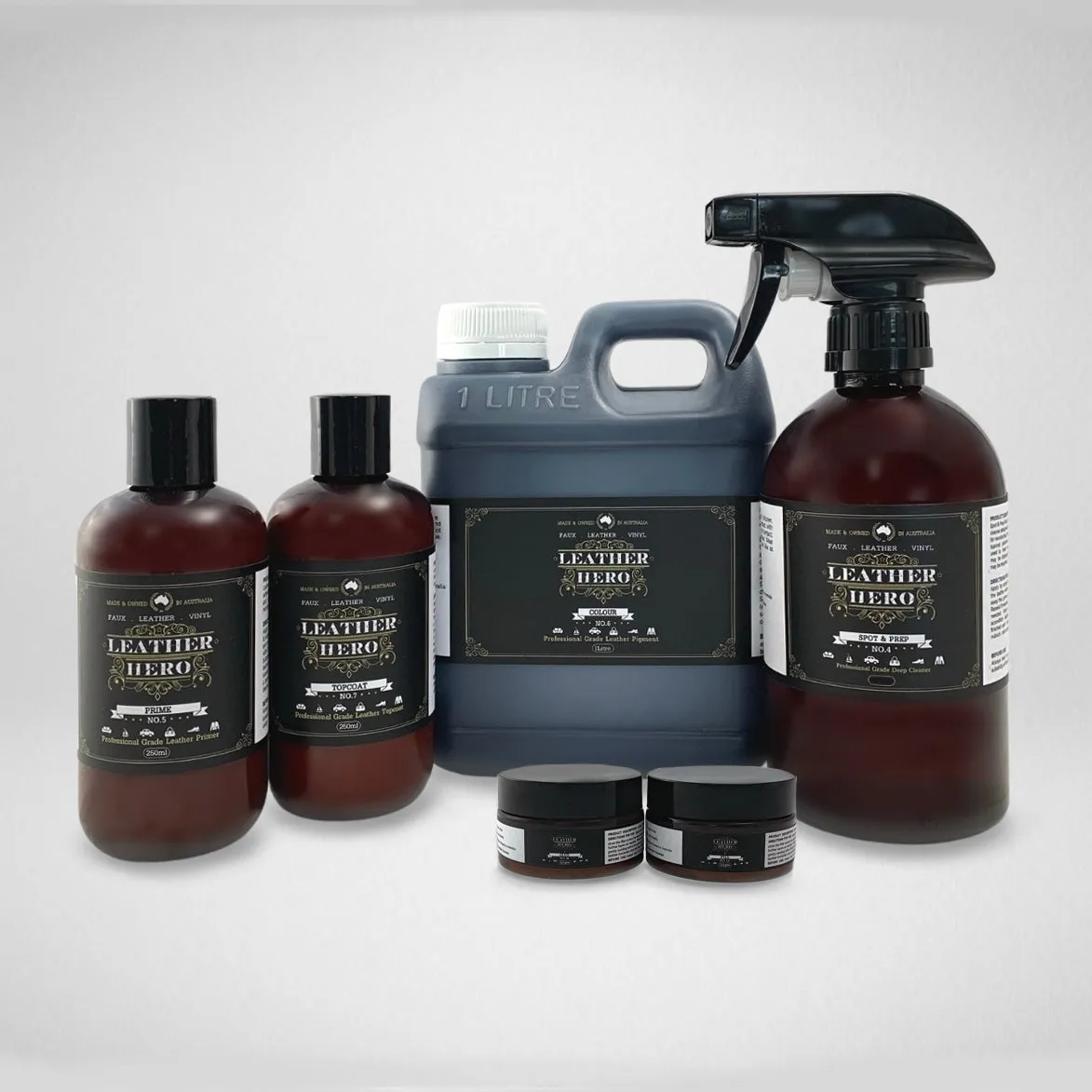 Leather Repair & Recolour Kit - Custom Mixed Colour