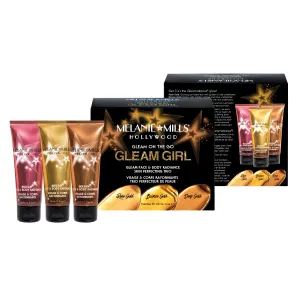 Melanie Mills Hollywood GLEAM GIRL Gleam on the Go Body Radiance Kit