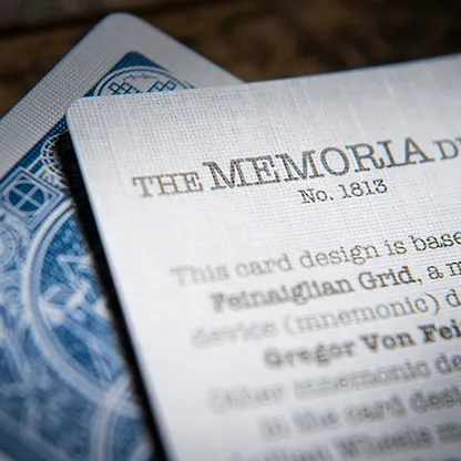 Memoria Deck (Feinaiglian Grid) Playing Cards