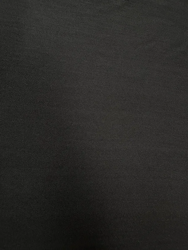 Metal Gray Solid Rayon Spandex Jersey Knit Fabric