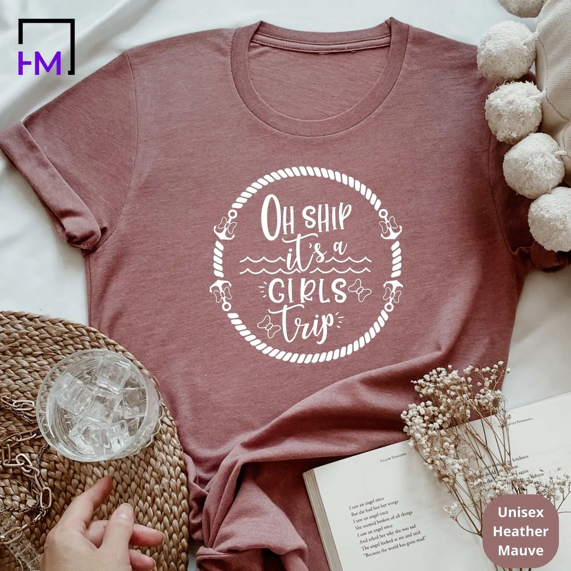Oh Ship It's a Girls Trip Cruise Shirt Ropes