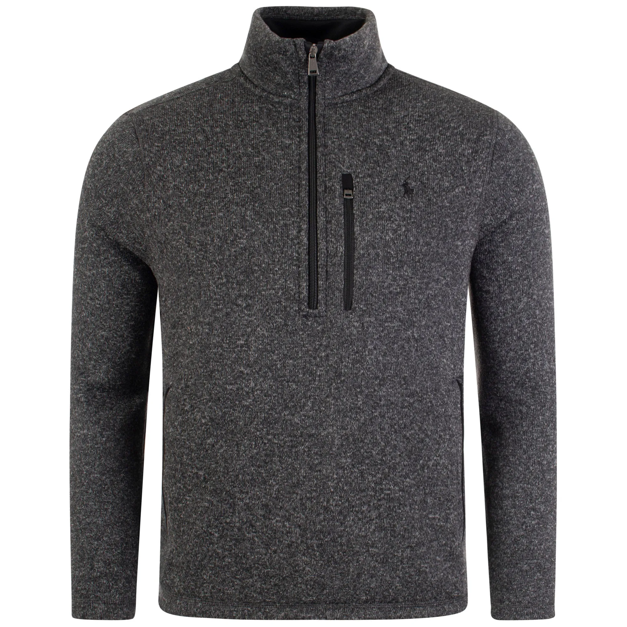 Quarter Zip Through Fleece Sweatshirt