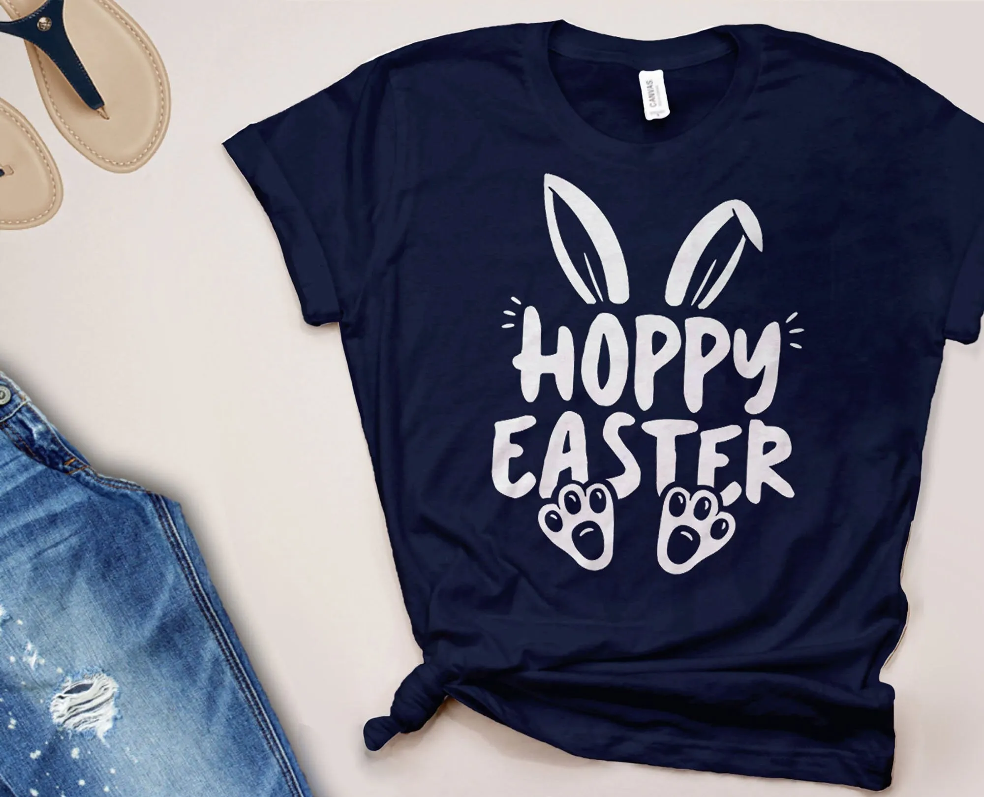 Rabbit in Sunglasses Easter T-Shirt