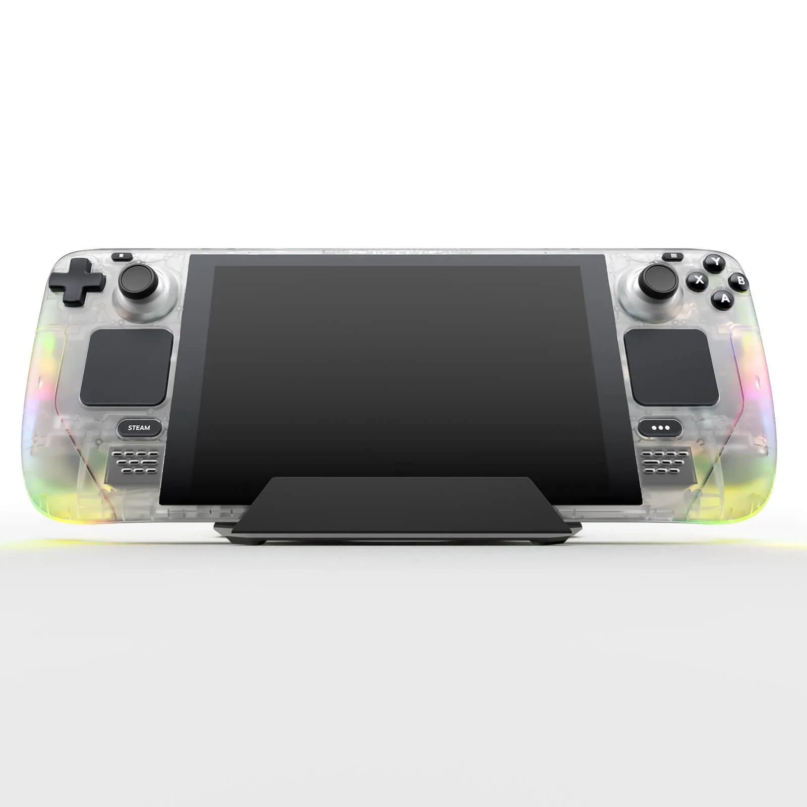 RGB & Vents Transparent Back Plate for Steam Deck LCD & OLED