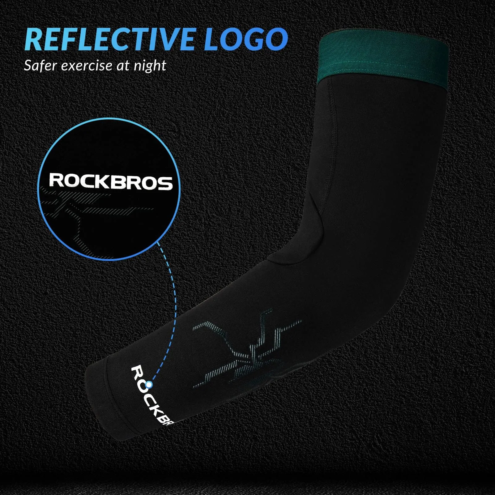 ROCKBROS Arm Sleeves Cycling Arm Warmers with Ultimate Warmth Moisture-Wicking Flexible