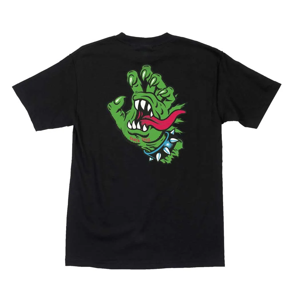 Santa Cruz Meek OG Slasher Hand S/S T-shirt - Pigment Black