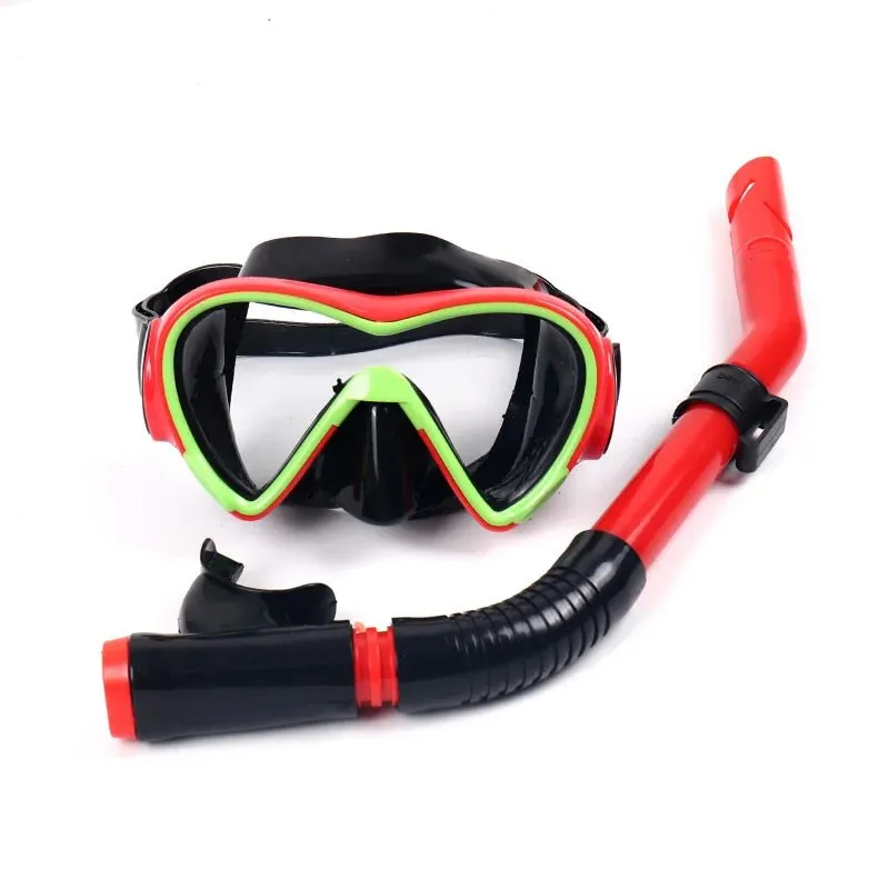 Scuba Diving Mask Ank Snorkel Diving Equipment Shockproof Anti-Fog  Underwater Snorkel Mask For Adult Swimming Goggles