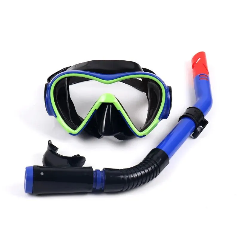 Scuba Diving Mask Ank Snorkel Diving Equipment Shockproof Anti-Fog  Underwater Snorkel Mask For Adult Swimming Goggles