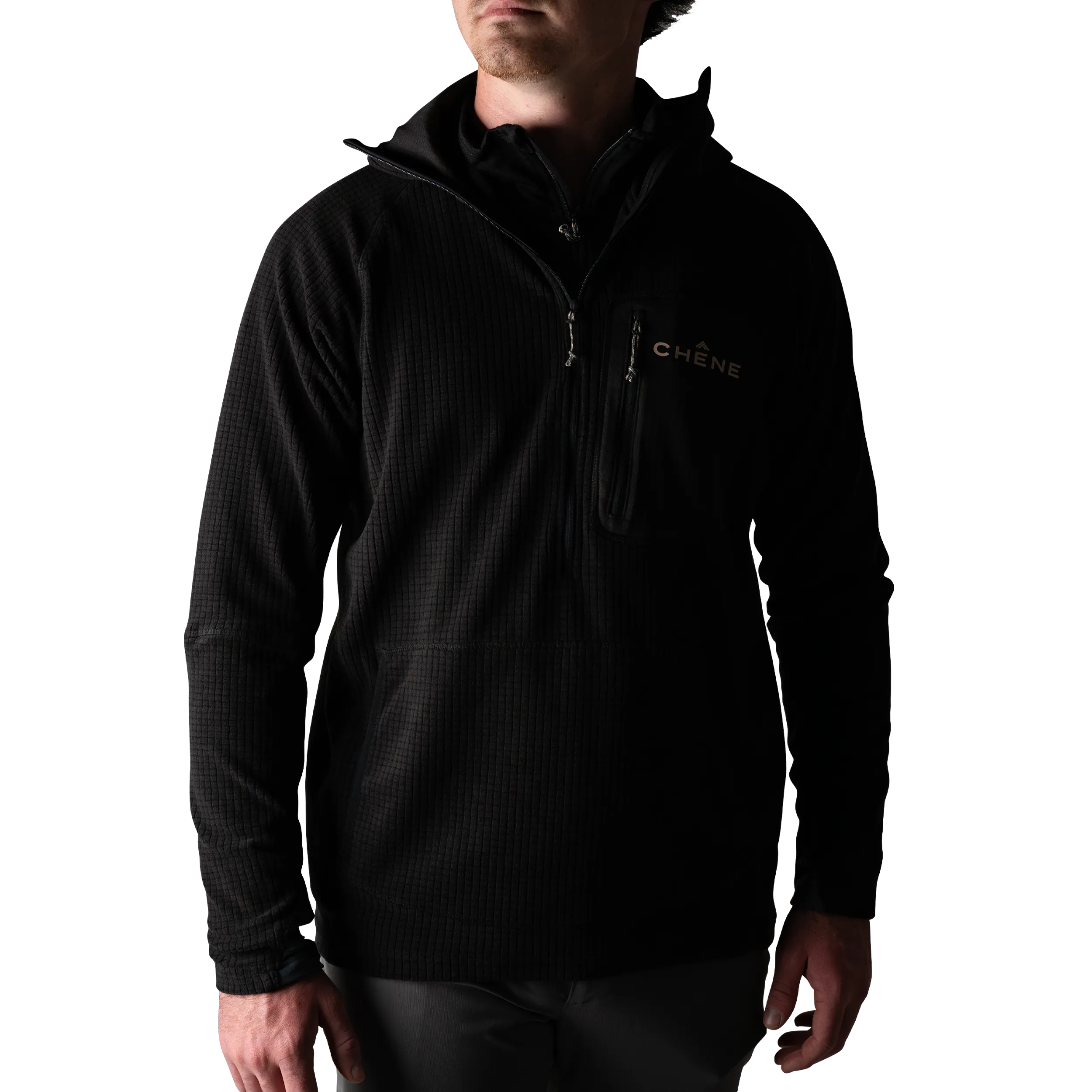 Sixty Series Check Fleece Half Zip with Hood