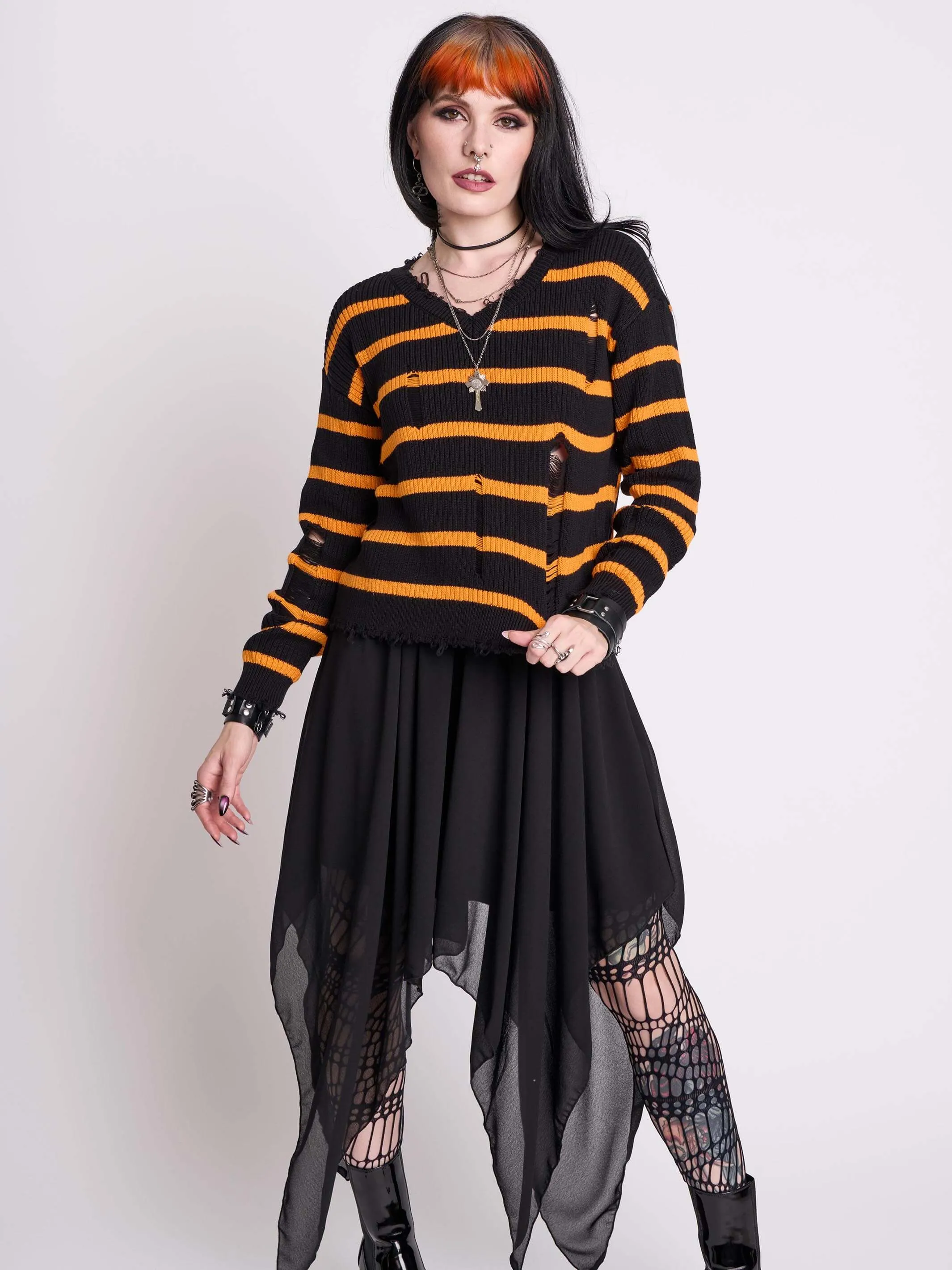 Spooky Stripe Sweater