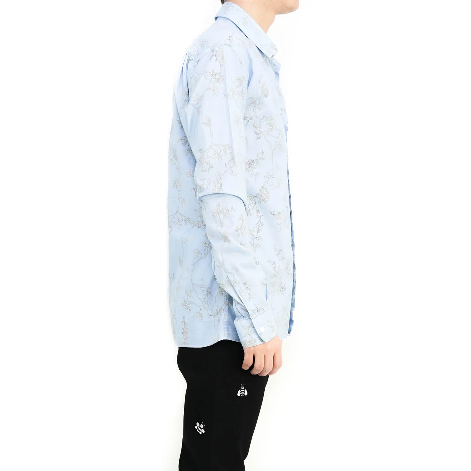 SS15 Light Blue Floral Shirt