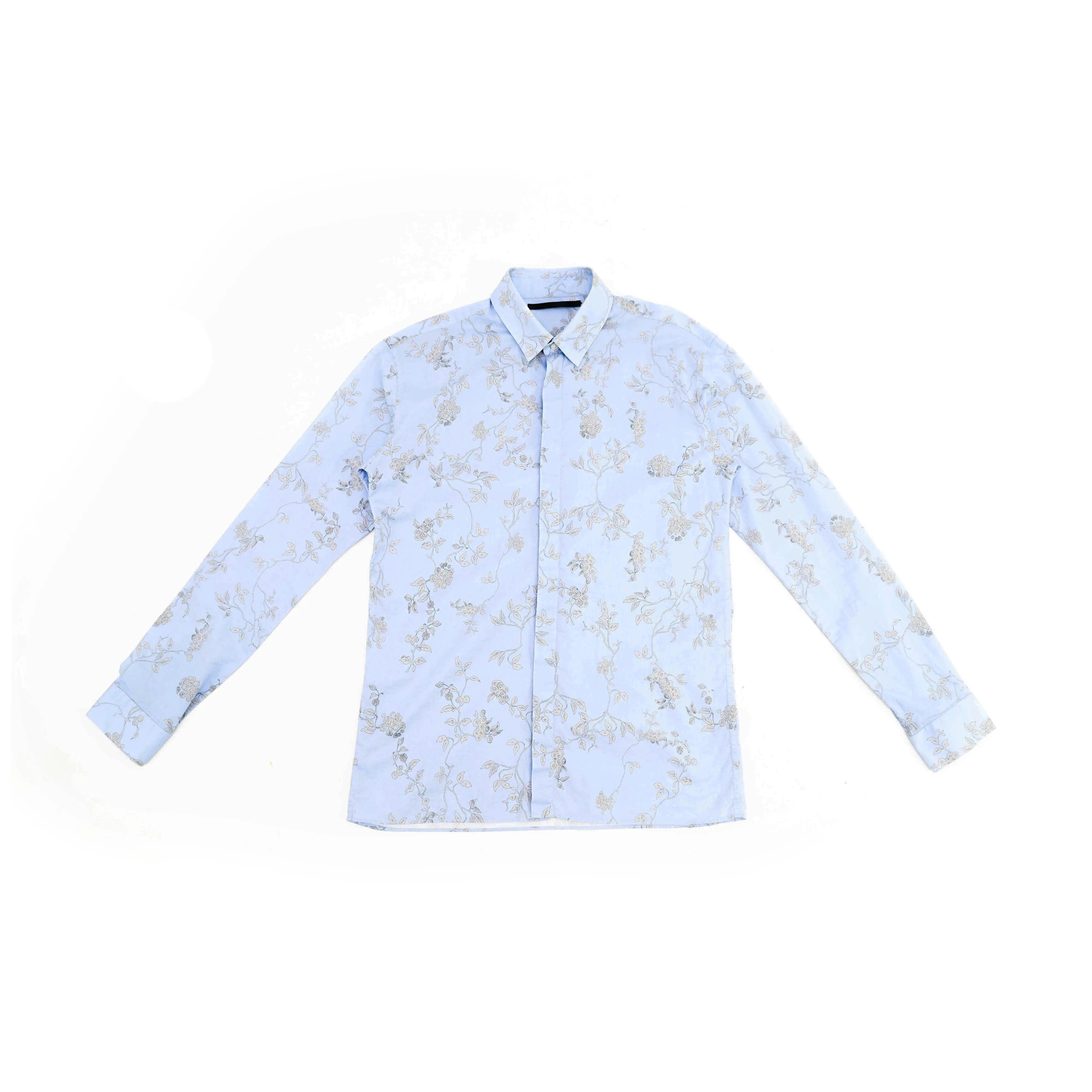 SS15 Light Blue Floral Shirt