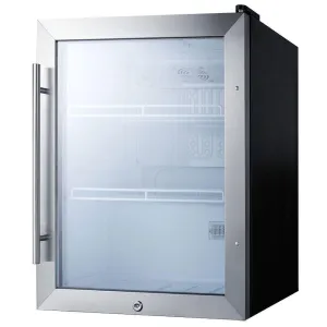 Summit Compact Commercial with Lock - Stainless Steel Door All Fridge SCR314L