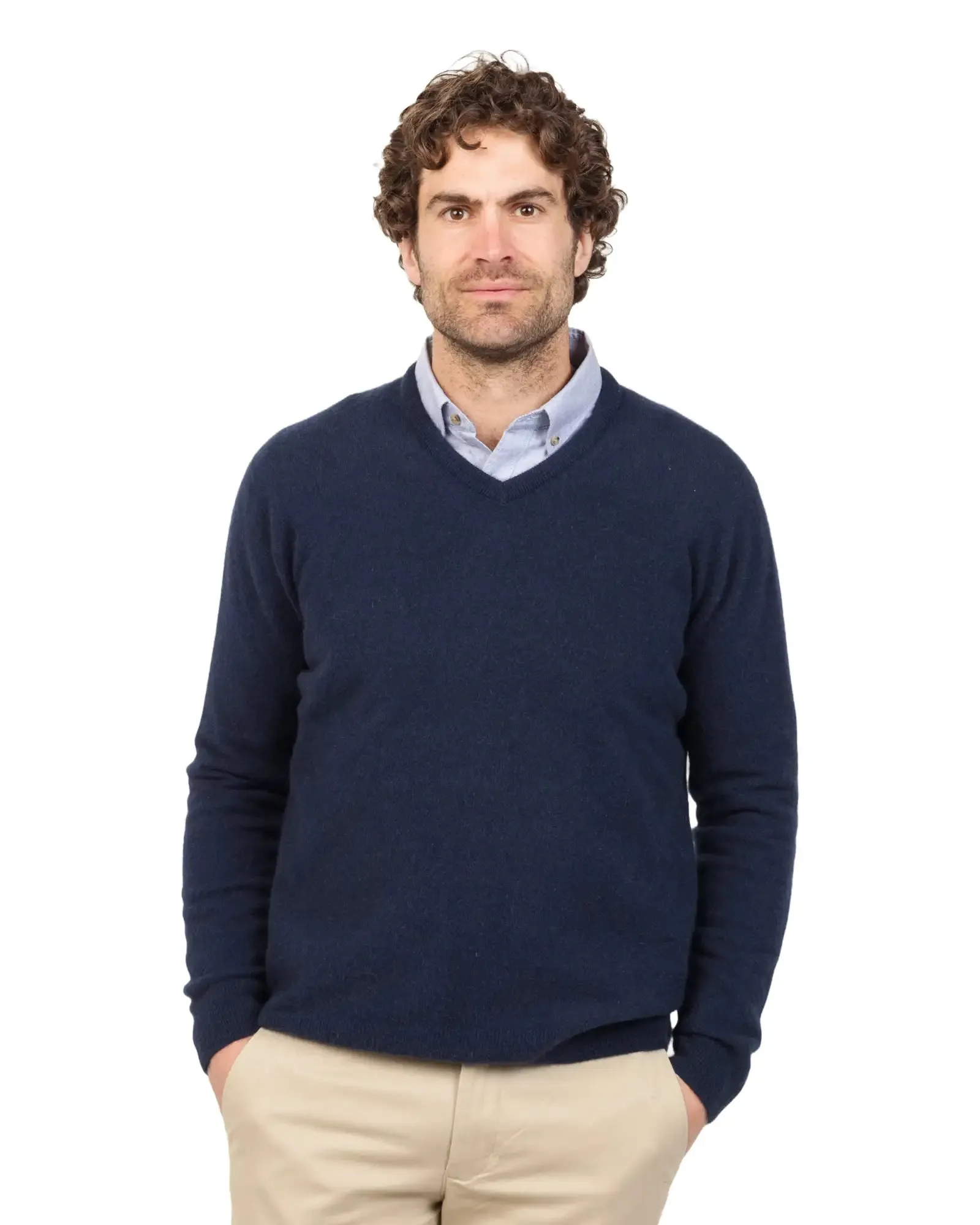 Twilight Men's Possum Merino Plain Sweater - NB121