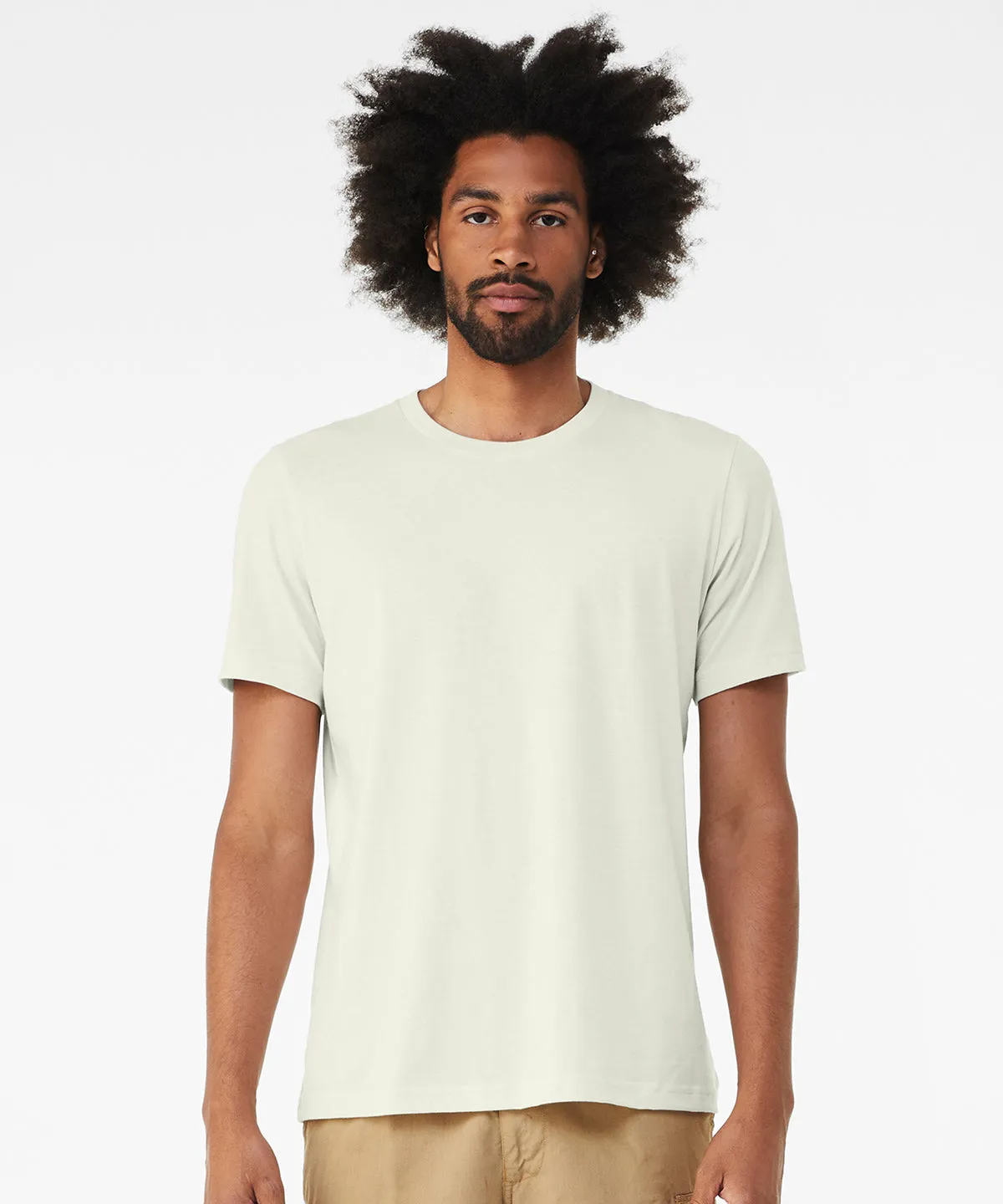 Unisex Jersey crew neck t-shirt | Soft Cream