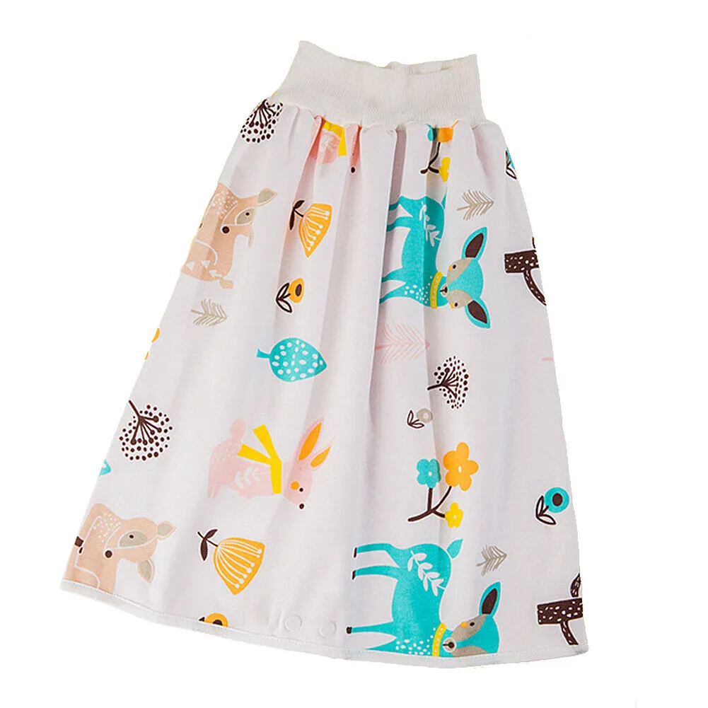 US Waterproof Cotton Training Pants Cloth Diaper Skirts Baby Night Time Sleeping