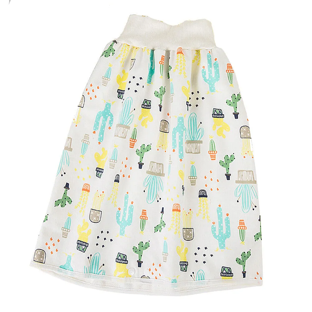 US Waterproof Cotton Training Pants Cloth Diaper Skirts Baby Night Time Sleeping