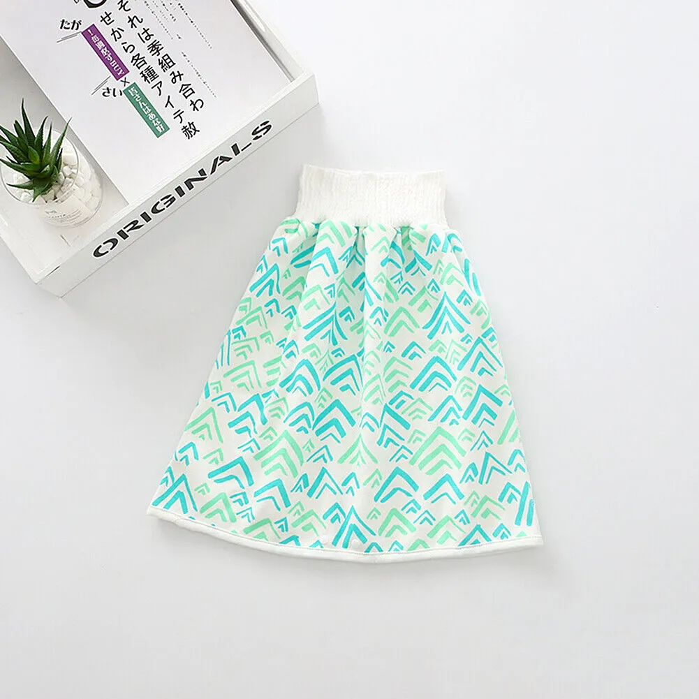 US Waterproof Cotton Training Pants Cloth Diaper Skirts Baby Night Time Sleeping