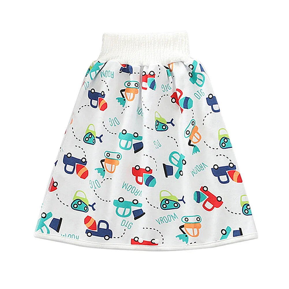 US Waterproof Cotton Training Pants Cloth Diaper Skirts Baby Night Time Sleeping