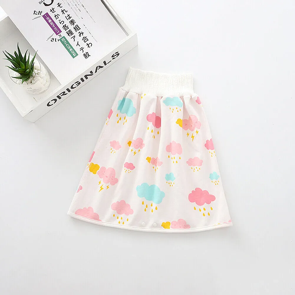 US Waterproof Cotton Training Pants Cloth Diaper Skirts Baby Night Time Sleeping