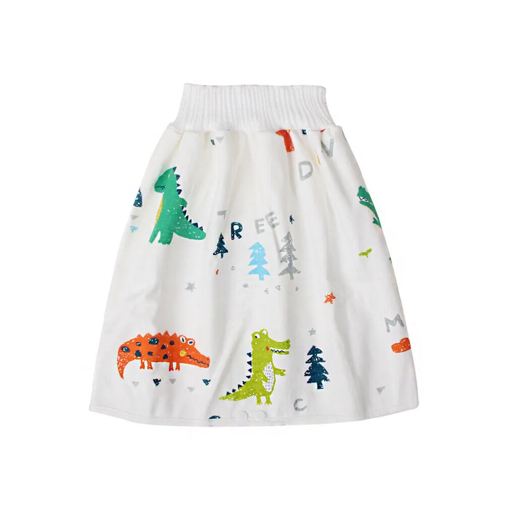 US Waterproof Cotton Training Pants Cloth Diaper Skirts Baby Night Time Sleeping