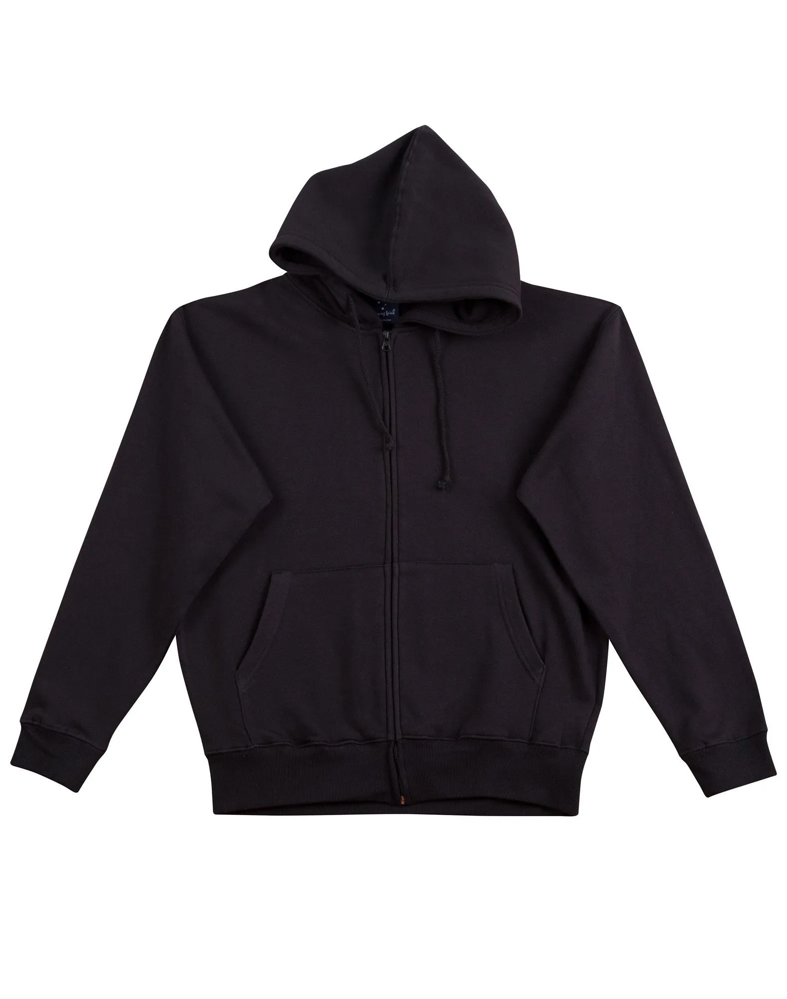 Winning Spirit Men's Full-zip Fleecy Hoodie (FL03)