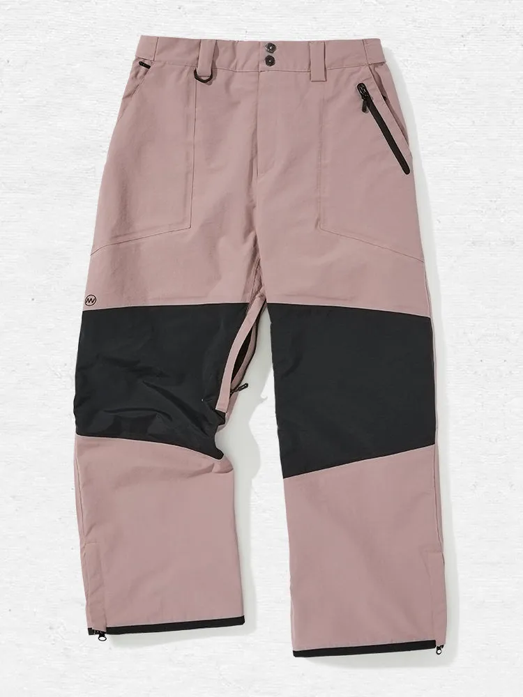 Women's Nandn Colorblock Mountain Top Snow Pants