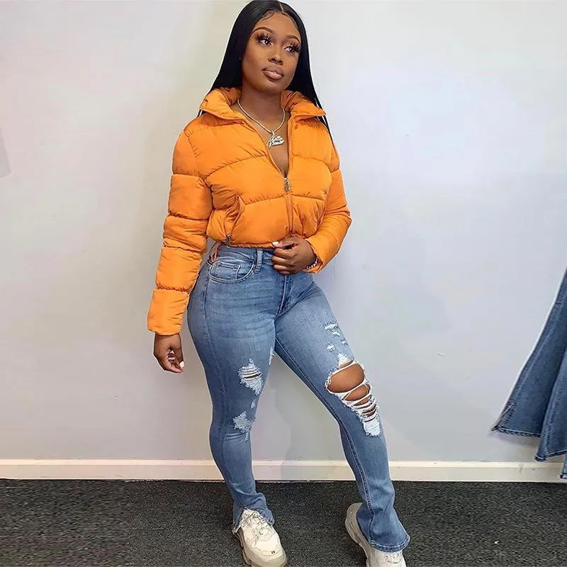 Womens Puffer Short Down Jacket